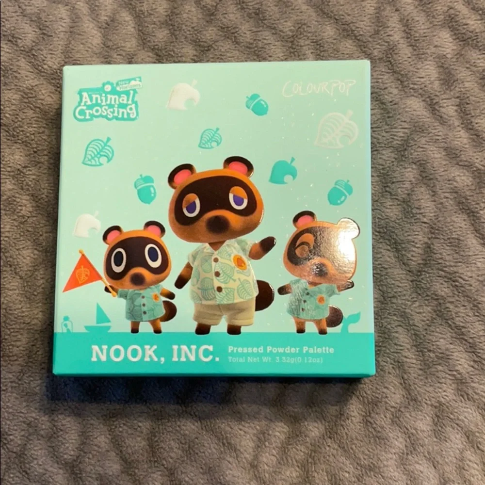 Colourpop x Animal Crossing Eyeshadow Nook, Inc